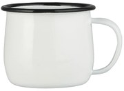 Ib Laursen Smaltovaný hrnček White 300 ml