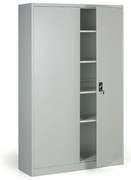 Kovová spisová skriňa, demontovaná, 4 police, 1200 x 1950 x 400 mm, sivá