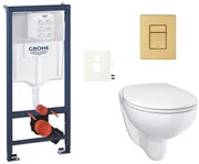 Závesný wc set do ľahkých stien / predstenová montáž GROHE Bau Ceramic SIKOGRSBAUSCGN0