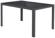 Livarno home Hliníkový záhradný stôl Houston/Toronto, sivý  (100385866)
