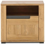 Nočný stolík P York Y-17 Dub/Grafit