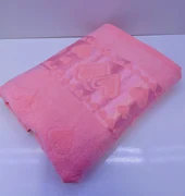 Žakarový froté uterák marhulová srdiečko 50x90cm TiaHome