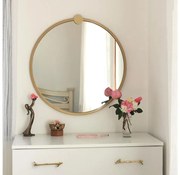 Asir Nástenné zrkadlo AYNA 60 cm zlatá AS1325