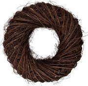 Prírodný hnedý prútený veniec Woodly XL - Ø 50*13 cm