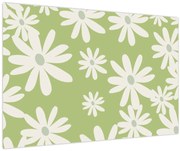 Obraz - Hippies, zelené kvety N⁰1 (90x60 cm)