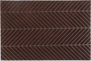Rohožka textilná Tire 40x60 cm hnedá