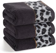 BAVLNENÝ UTERÁK EVA MINGE22 70X140 CM ČIERNA