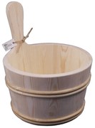 Vedro do sauny 4l, borovica / ratan