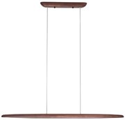 MAXLIGHT P0598 - LED Luster na lanku WOODY LED/25W/230V hnedá/borovica