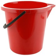 Vedro 12 l s lievikom, červené 533-01