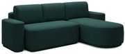 Rohová sedacia súprava RUBY, tm. zelená (enjoy 35)