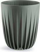 Květináč STRIPPED 19x22,6 cm šedozelený