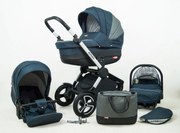 Kombinovaný kočík Raf-pol ASPERO - Navy Blue (2-kombinácia)