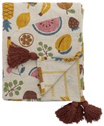 Bloomingville Mini Detská deka z recyklovanej bavlny Fruitta