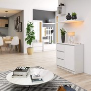 Komoda Komeito (biela). Akcia -20%. Vlastná spoľahlivá doprava až k Vám domov. 1117231