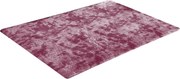 TZ Tmavoružový obdĺžnikový shaggy koberec Ombre Rozmer: 60x120 cm