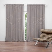 Sablio Záves Trojuholníková abstrakcia: 2 ks 140x250 cm