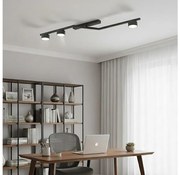 Stropné svietidlo SKAN 3xGX53/12W/230V čierne