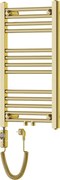 Mexen Mars, elektrické vykurovacie teleso 700 x 400 mm, 300 W, zlatá lesklá, W110-0700-400-2300-50
