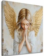 Obrazy anjelov Nebeská harmónia | 100% originál domaľovaný akrylom