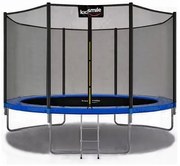 Trampolína s vonkajšou sieťou 252 cm - MODRÁ