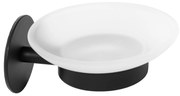 Tutumi Rea, nástenný držiak na mydlo 3M 322218A, čierna matná, REA-77078