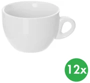 Hrnček MONA Cappuccino, 0,21 l, porcelán, 12 ks