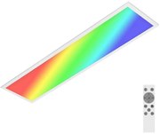 Brilo - LED RGBW Stmievateľné stropné svietidlo SLIM LED/24W/230V 100x25 cm + DO