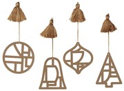 Vianočné dekorácie Broste Copenhagen FILI X4