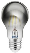Teplá biela filamentová žiarovka E27, 8 W – GTV