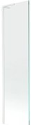 Mexen Next L, 1-krídlová vaňová zástena 50 x 150 cm, 6mm číre sklo, biely profil, 895-050-000-03-00-20
