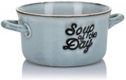Kameninová miska na polievku Soup 500 ml modrá