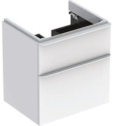 Kúpeľňová skrinka pod umývadlo Geberit Smyle Square 58,4x62x47 cm biela 500.352.00.1