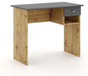 Psací stůl Colin 90 cm dub artisan/antracit