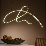 ONLI - LED Luster na lanku SIGN LED/42W/230V 4000K zlatá