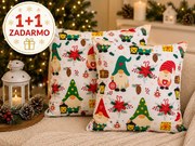 INTERMEDIC SK Obliečka na vankúš Farební škriatkovia 40x40 cm – 1+1 ZADARMO