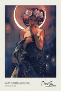 Obrazová reprodukcia The Moon (The Moon and The Stars Series) 1902, Alphonse Mucha