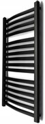 Regnis LE-Z, vykurovacie teleso 540x1205mm, 627W, čierna, LE-Z/120/50/BLACK