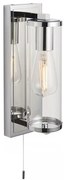Endon 94074-Kúpeľňové nástenné svietidlo TAYLOR 1xE27/10W/230V IP44 lesklý chróm