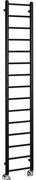 Sapho - Kúpeľňový radiátor DINA 335W 30x174 cm matná čierna