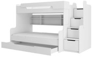 Poschodová detská posteľ 200x90 cm, 200x120 cm. Akcia -20%. Vlastná spoľahlivá doprava až k Vám domov. 1052336