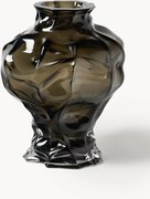 Ručne fúkaná sklenená váza Ammonit, V 30 cm