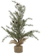Zelený vianočný borovicový stromček v kvetináči so svetielkami Pine Tree - 120 cm