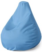 Sedací vak Pear modrá 3 - detský, modrá