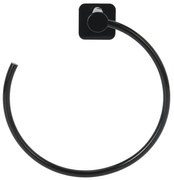 Držiak na uteráky Ring, čierna