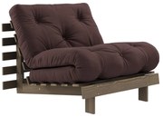 Tmavohnedé kreslo Roots – Karup Design