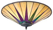 Endon 70240 - Stropné svietidlo Tiffany DARK STAR 2xE27/40W/230V pr. 49 cm