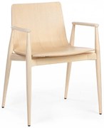 MALMO P DIZAJNOVÁ DREVENÁ STOLIČKA natural