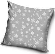 Dekoračný vankúš Snehové vločky - 40 x 40 cm