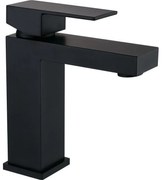 Mexen Cube, umývadlová batéria, čierna matná, 72900-70
